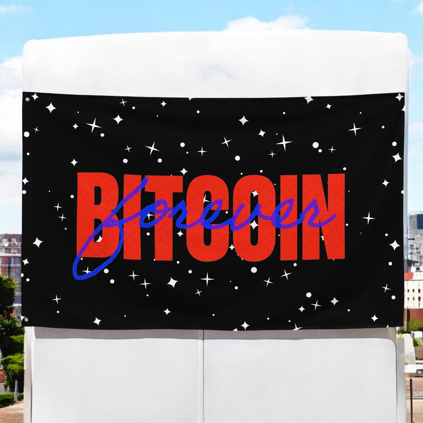 Bitcoin Forever Flag