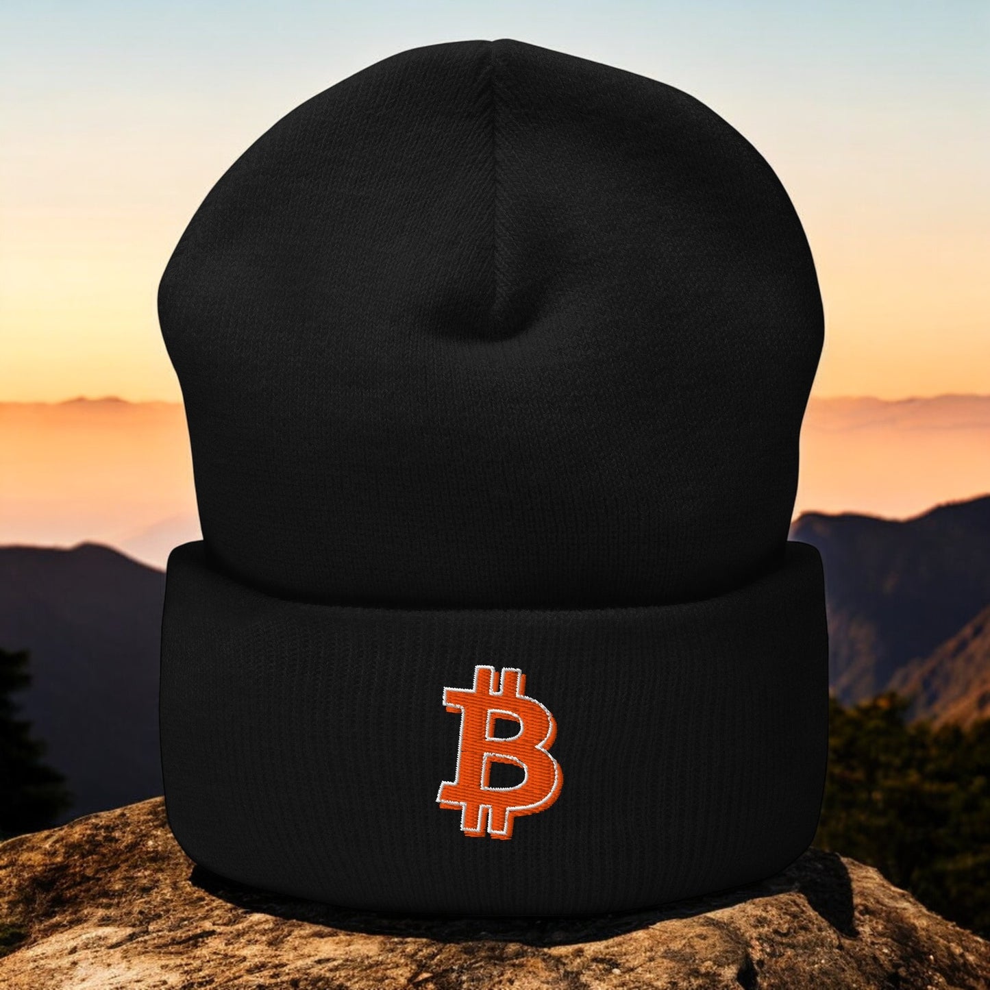 Bitcoin Cuffed Beanie