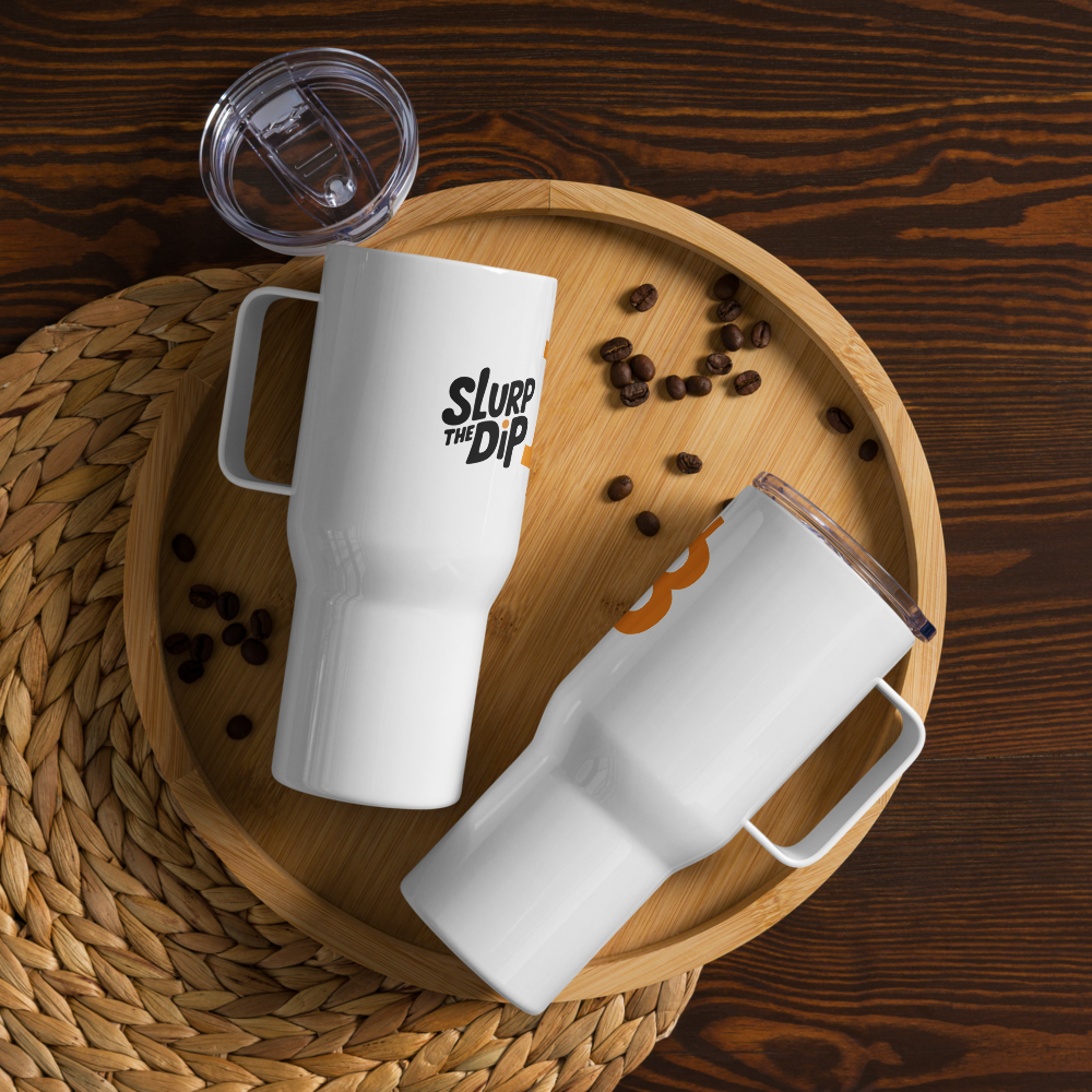 Bitcoin Slurp the Dip Travel Mug