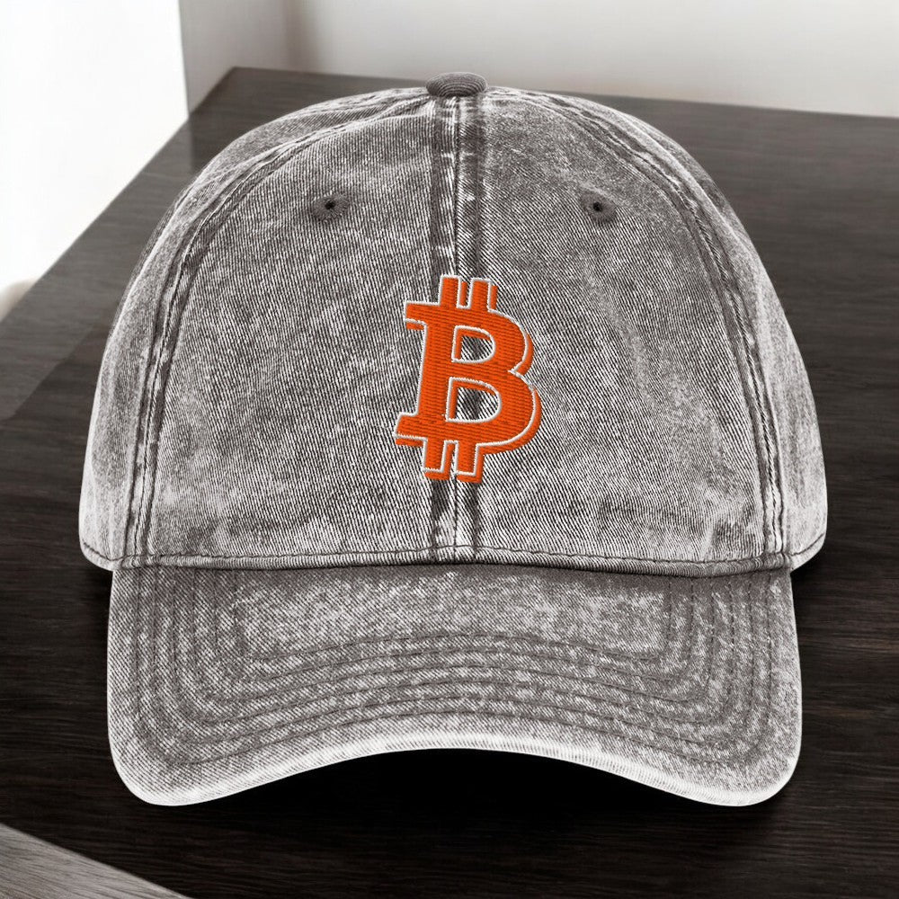 Vintage Bitcoin Cotton Twill Cap